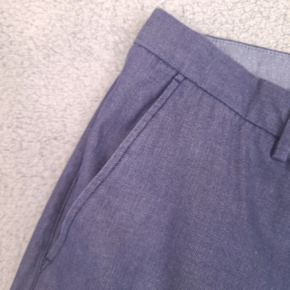 Banana Republic Pants Mens 38x31 Blue Kentfield Straight Flat Front Chino‎ Dress